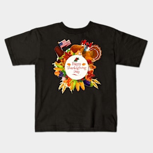 Happy thanks giving T-shirt Kids T-Shirt